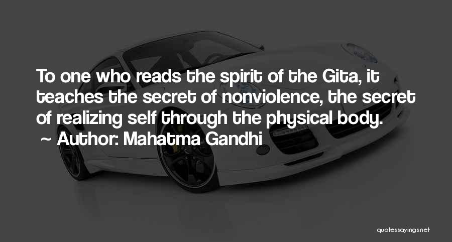 Self Realizing Quotes By Mahatma Gandhi