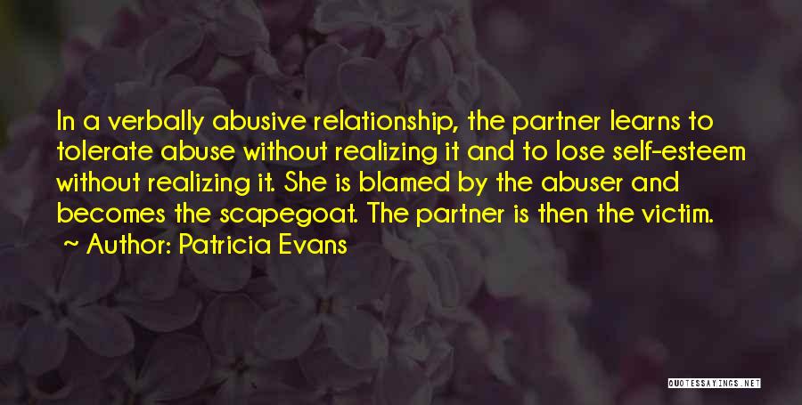 Self Realizing Quotes By Patricia Evans