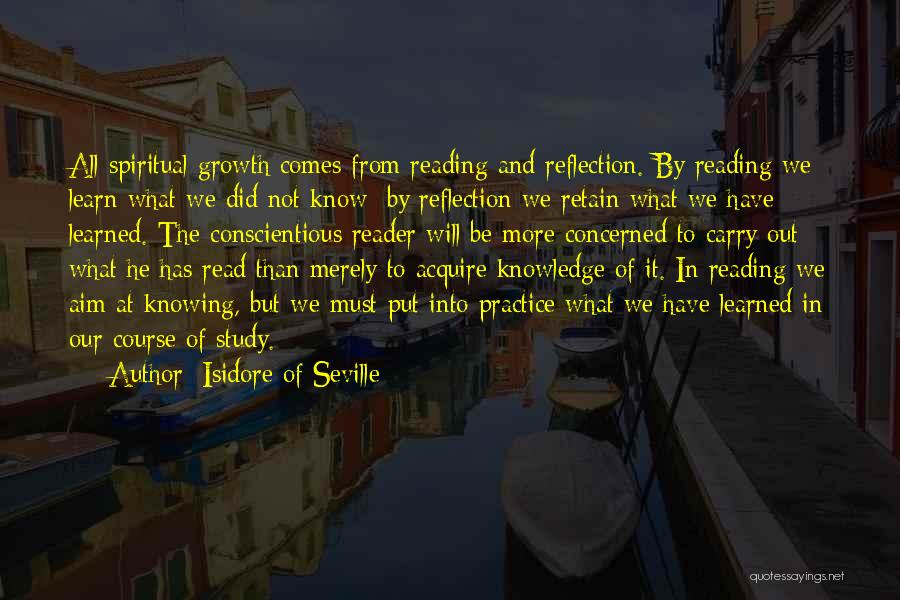 Self Reflection And Growth Quotes By Isidore Of Seville