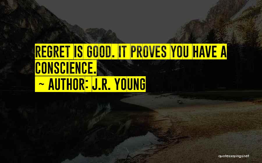 Self Regret Quotes By J.R. Young