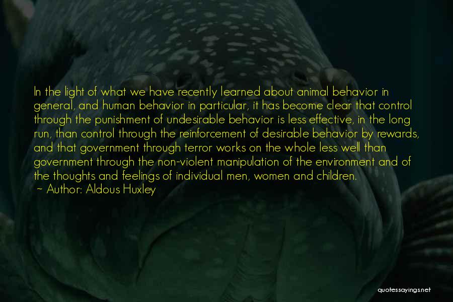 Self Reinforcement Quotes By Aldous Huxley