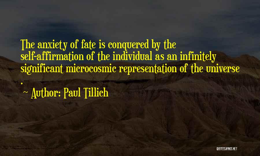 Self Representation Quotes By Paul Tillich