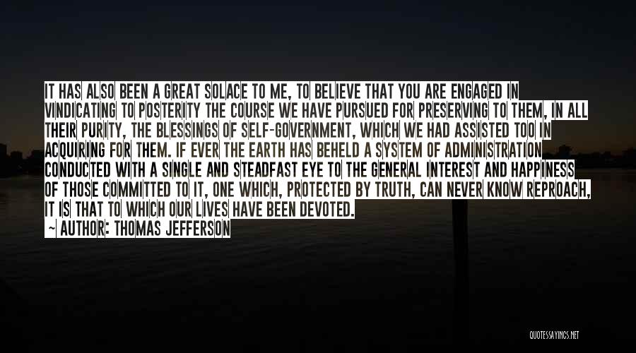 Self Reproach Quotes By Thomas Jefferson