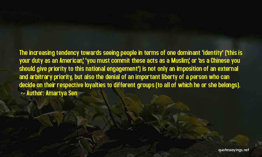 Self Respective Quotes By Amartya Sen