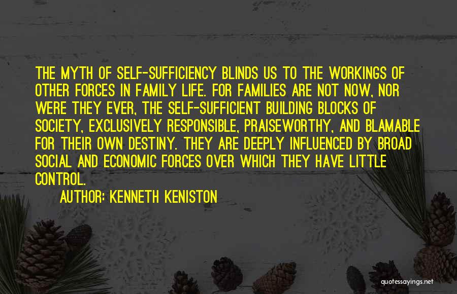 Self Responsible Quotes By Kenneth Keniston