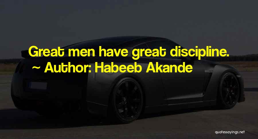 Self Restraint Quotes By Habeeb Akande