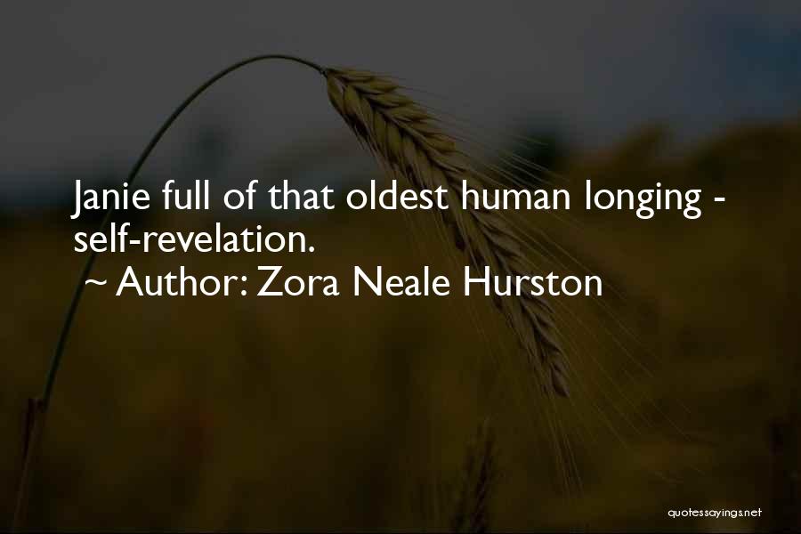 Self Revelation Quotes By Zora Neale Hurston