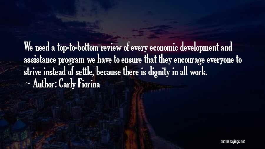 Self Review Quotes By Carly Fiorina