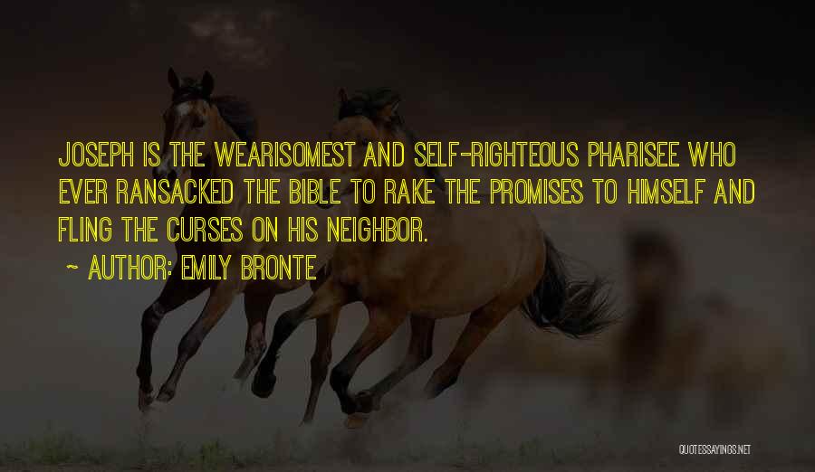 Self Righteous Bible Quotes By Emily Bronte