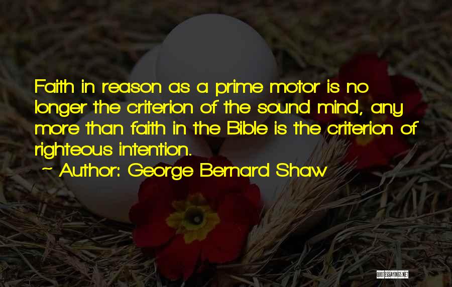 Self Righteous Bible Quotes By George Bernard Shaw