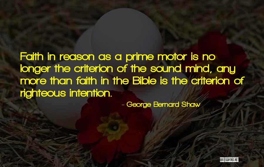 Self Righteous Bible Quotes By George Bernard Shaw