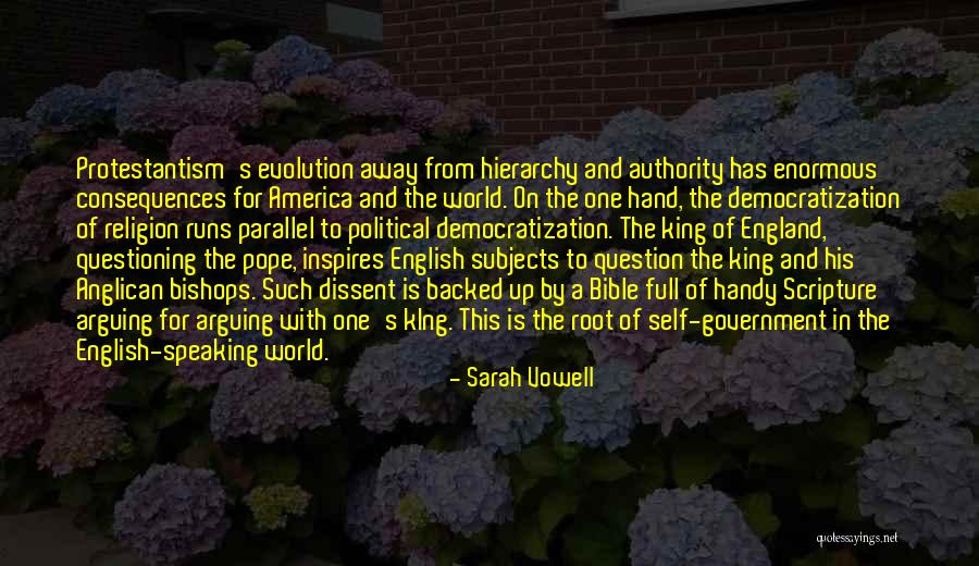 Self S Authority Quotes By Sarah Vowell