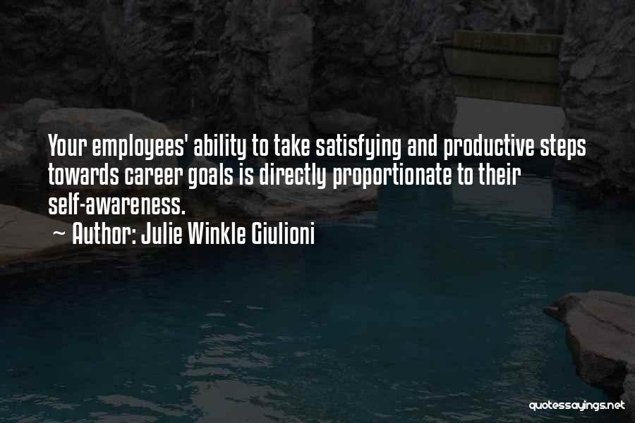 Self Satisfying Quotes By Julie Winkle Giulioni