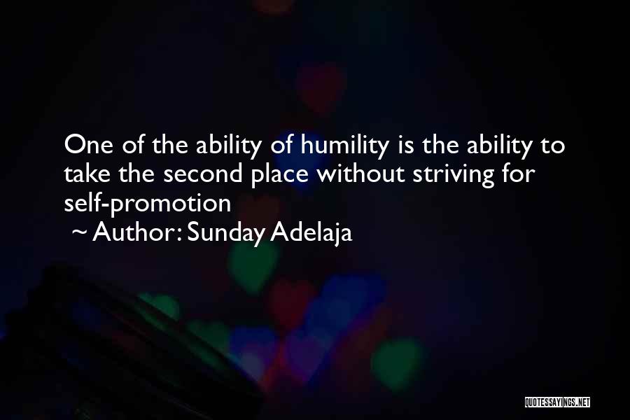 Self Striving Quotes By Sunday Adelaja