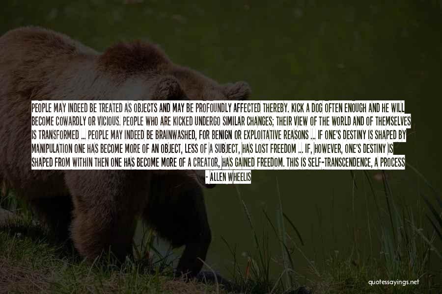 Self Suffering Quotes By Allen Wheelis Self Suffering Quotes By Allen Wheelis