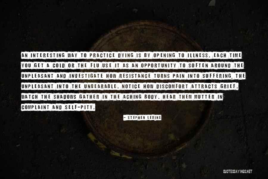 Self Suffering Quotes By Stephen Levine Self Suffering Quotes By Stephen Levine
