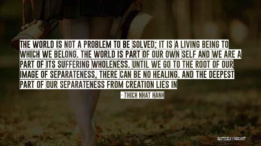 Self Suffering Quotes By Thich Nhat Hanh Self Suffering Quotes By Thich Nhat Hanh