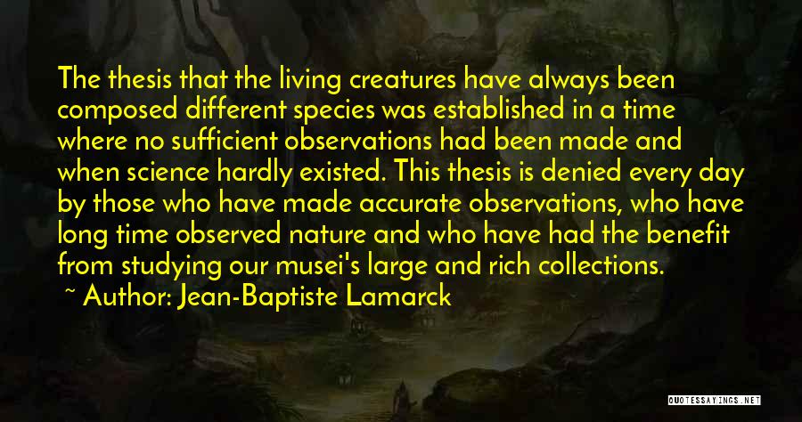 Self Sufficient Living Quotes By Jean-Baptiste Lamarck