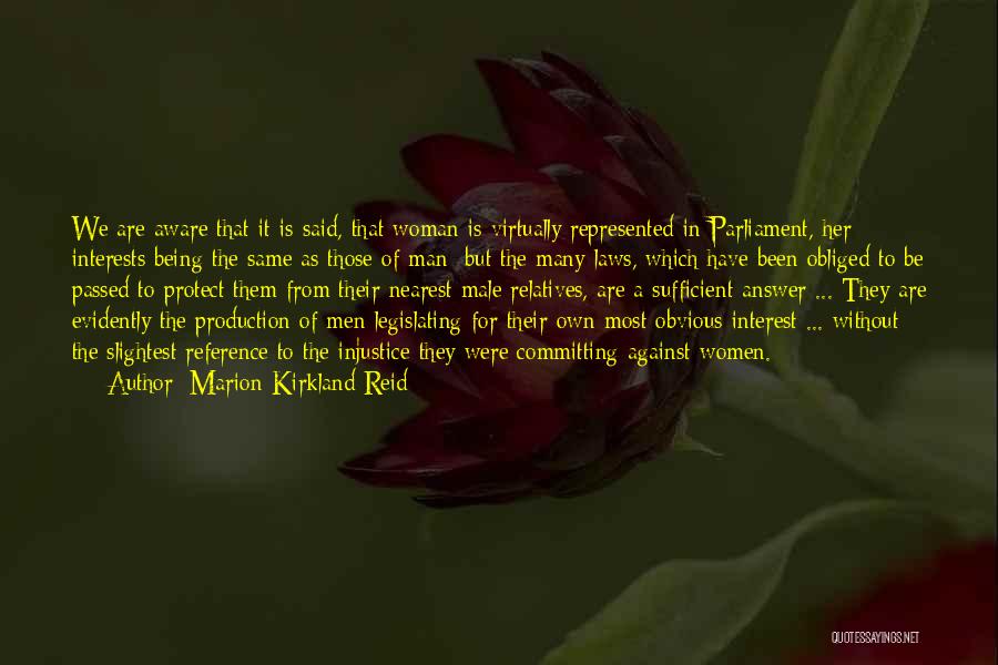 Self Sufficient Woman Quotes By Marion Kirkland Reid
