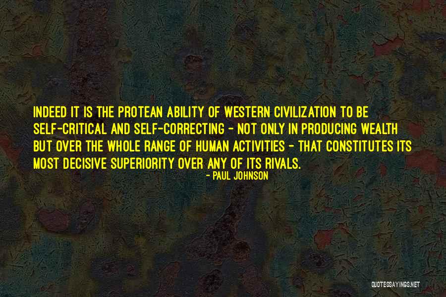 Self Superiority Quotes By Paul Johnson Self Superiority Quotes By Paul Johnson
