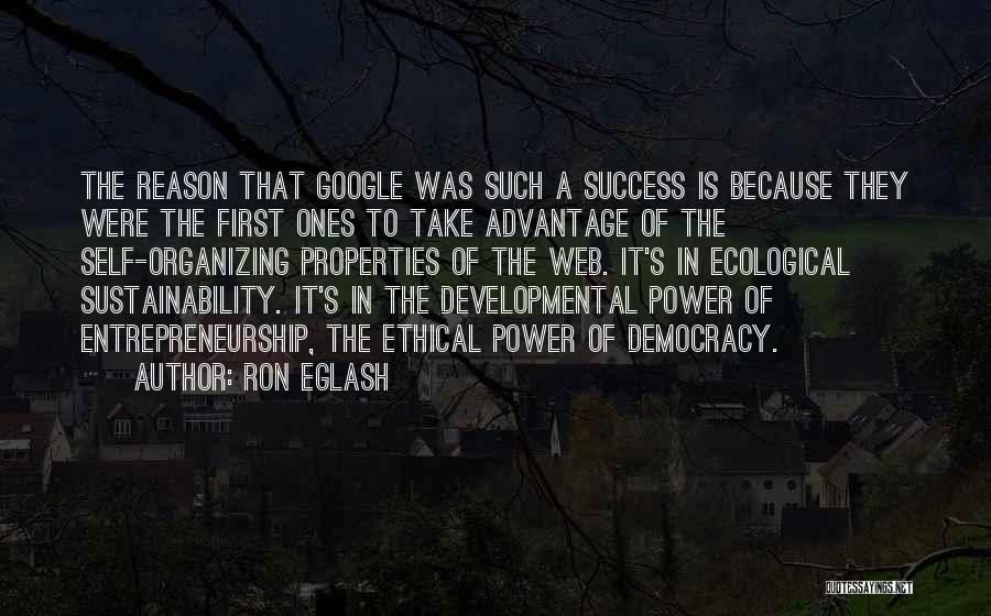 Self Sustainability Quotes By Ron Eglash