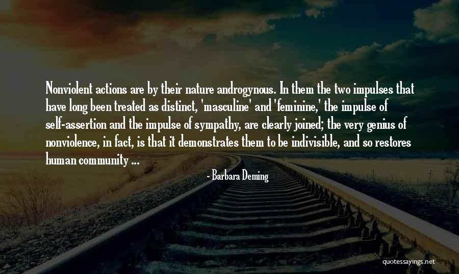 Self Sympathy Quotes By Barbara Deming Self Sympathy Quotes By Barbara Deming
