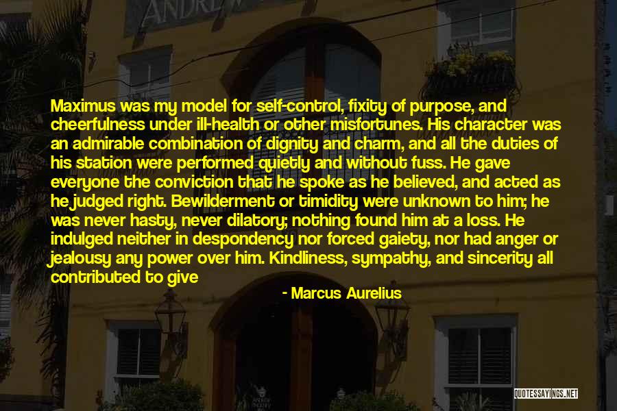 Self Sympathy Quotes By Marcus Aurelius Self Sympathy Quotes By Marcus Aurelius