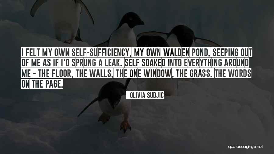 Self Sympathy Quotes By Olivia Sudjic Self Sympathy Quotes By Olivia Sudjic