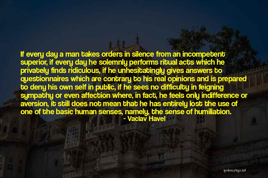 Self Sympathy Quotes By Vaclav Havel Self Sympathy Quotes By Vaclav Havel