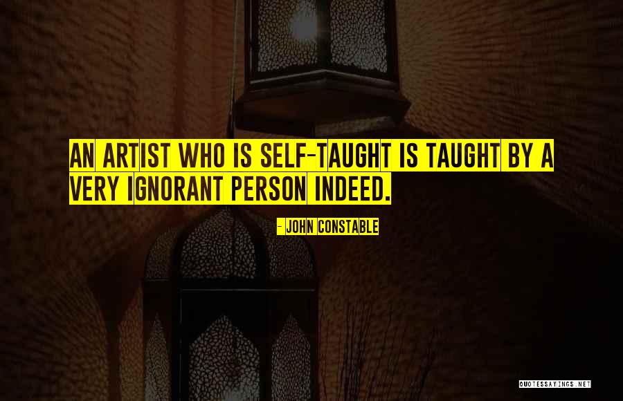 Self Taught Quotes By John Constable Self Taught Quotes By John Constable