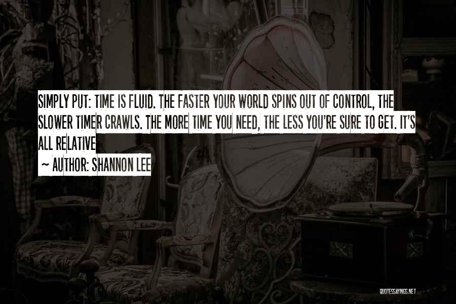 Self Timer Quotes By Shannon Lee