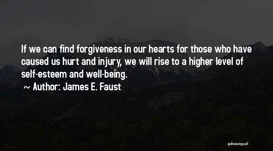 Self Well Being Quotes By James E. Faust