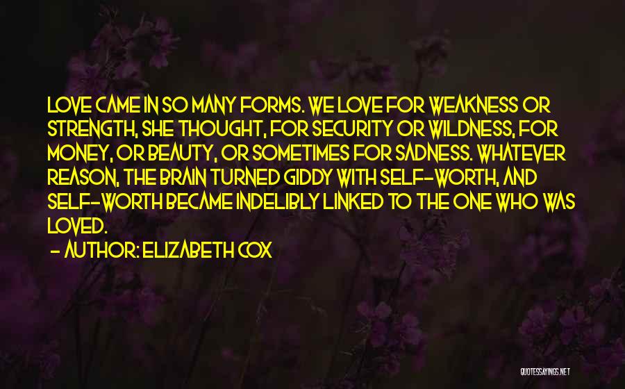 Self Worth And Beauty Quotes By Elizabeth Cox