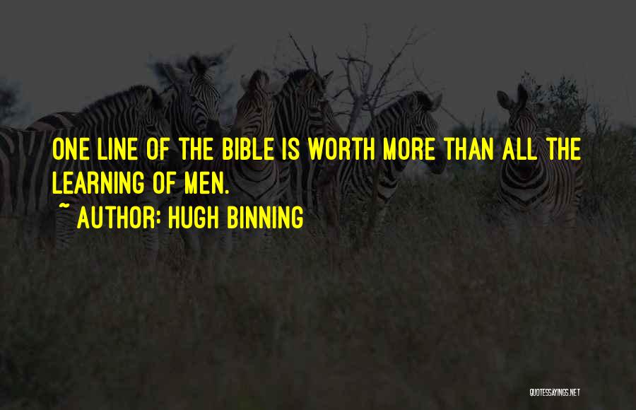 Self Worth In The Bible Quotes By Hugh Binning