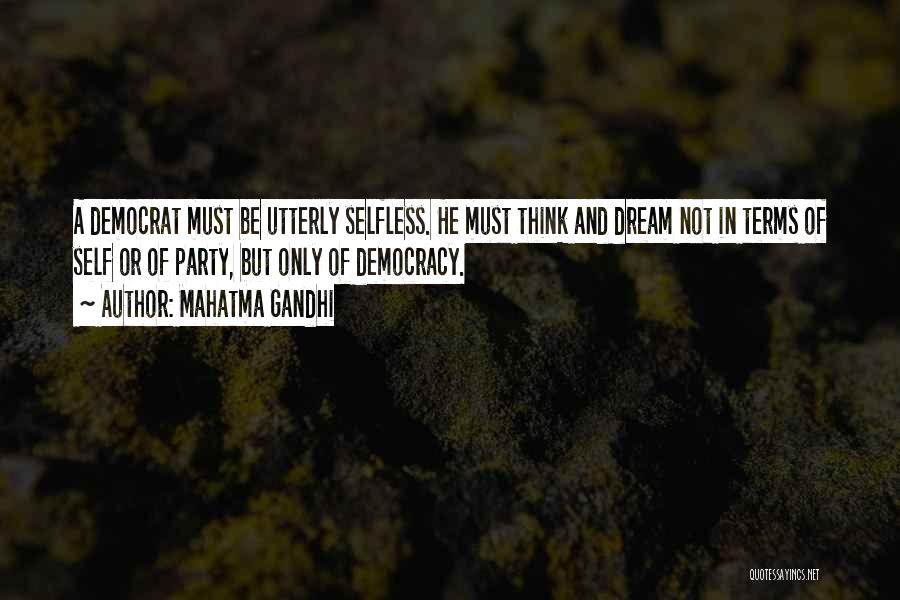 Selfless Quotes By Mahatma Gandhi