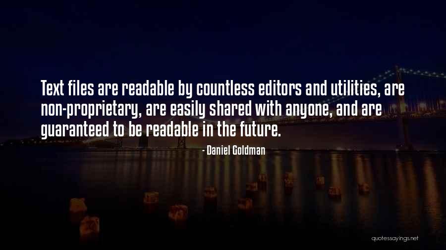 Selfweb Quotes By Daniel Goldman