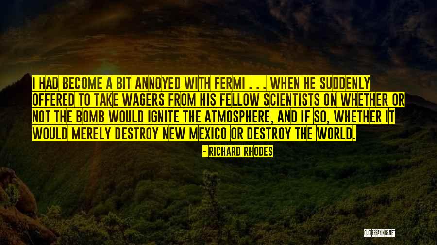 Selfweb Quotes By Richard Rhodes