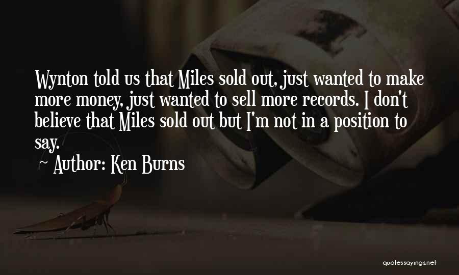 Sell More Quotes By Ken Burns