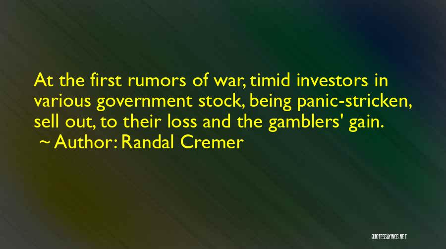 Sell Out Quotes By Randal Cremer