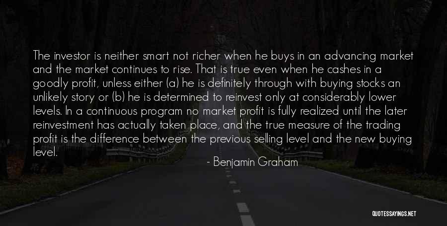 Selling And Buying Quotes By Benjamin Graham