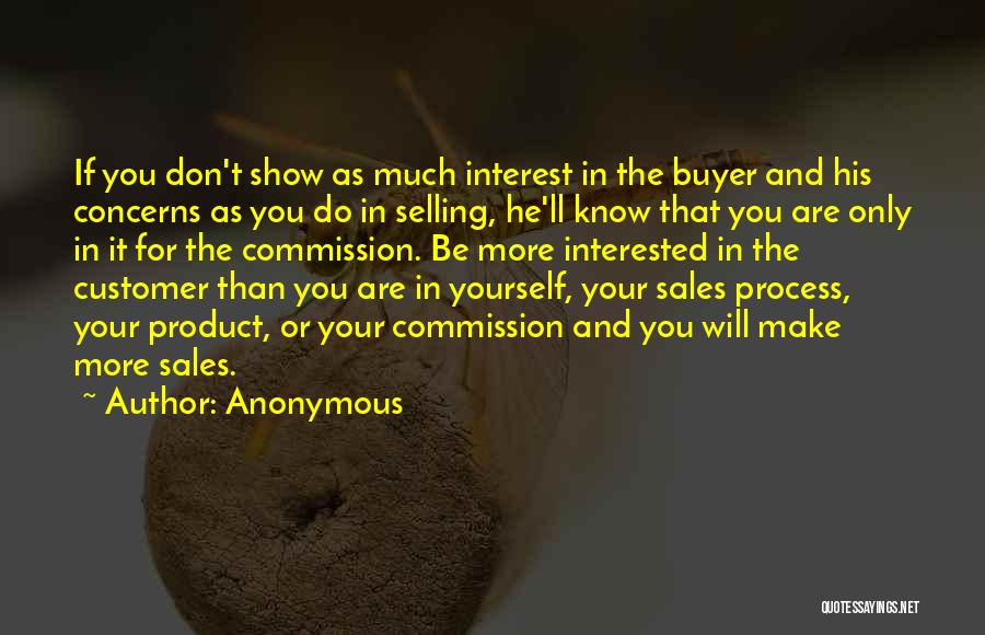 Selling Product Quotes By Anonymous