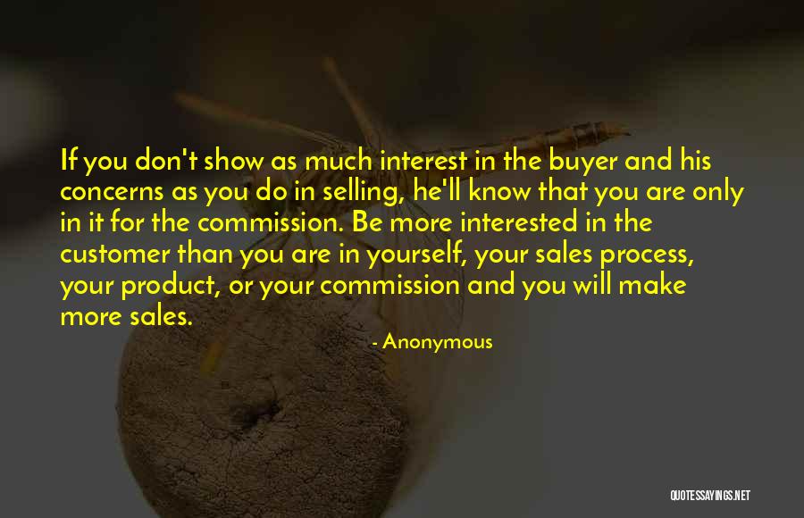 Selling Product Quotes By Anonymous