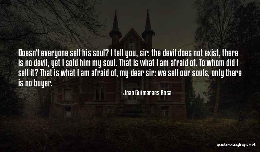 Selling Your Soul Quotes By Joao Guimaraes Rosa