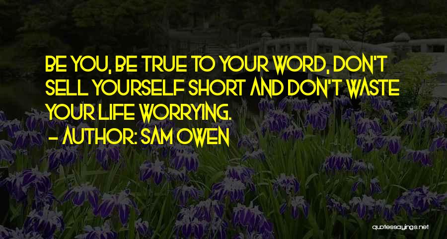 Selling Yourself Quotes By Sam Owen