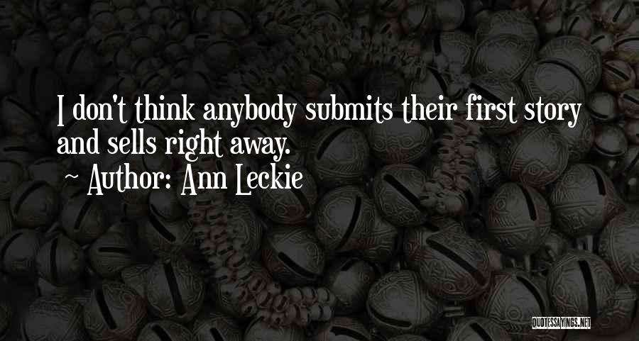 Sells Quotes By Ann Leckie