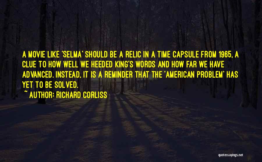 Selma Movie Quotes By Richard Corliss