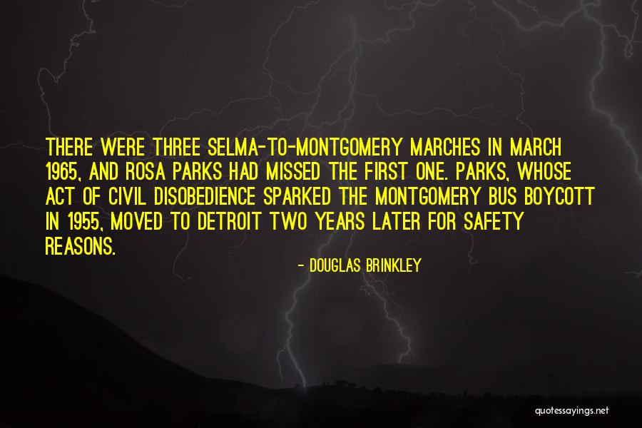 Selma To Montgomery March Quotes By Douglas Brinkley