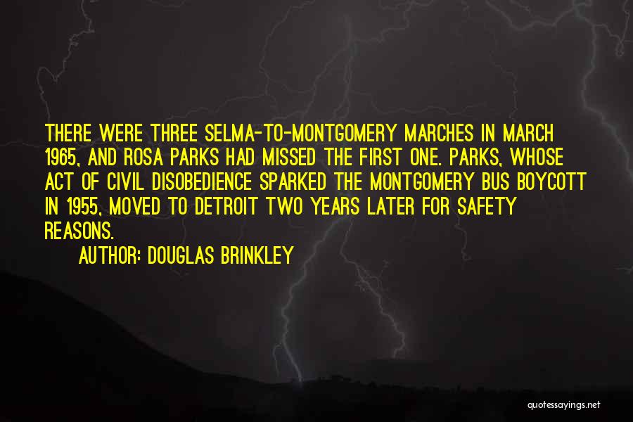 Selma To Montgomery Quotes By Douglas Brinkley