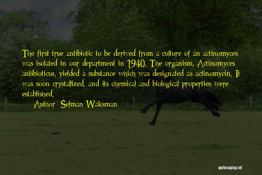 Selman Waksman Quotes 1998183