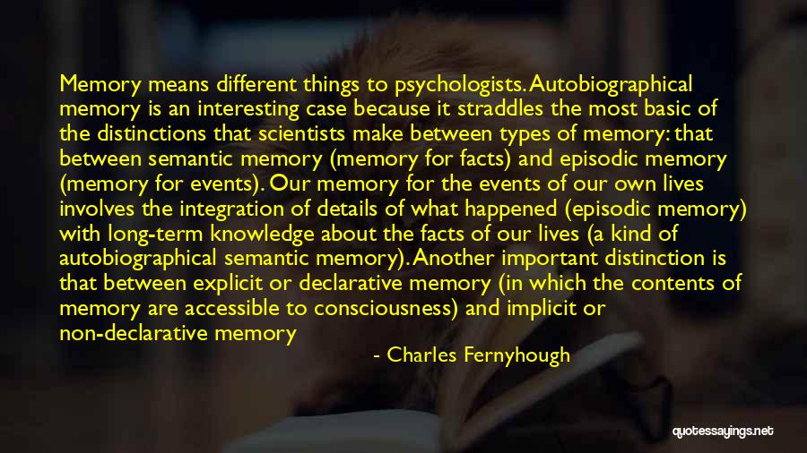 Semantic Quotes By Charles Fernyhough